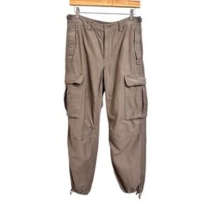 TNA Cargo Pants Womens Size‎ 6 Drawstring Utility Casual Khaki